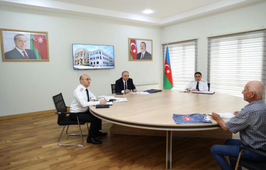 Baş prokuror Şəkidə vətəndaşları qəbul edib
