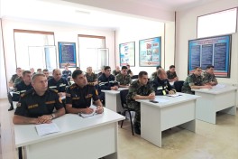 Şahbuz rayonunda meşəlik ərazidə yanğın-taktiki təlim keçirilib - FOTO 