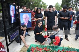 Xalq artisti Tofiq Bakıxanov II Fəxri xiyabanda dəfn edilib - YENİLƏNİB-2  - FOTO 