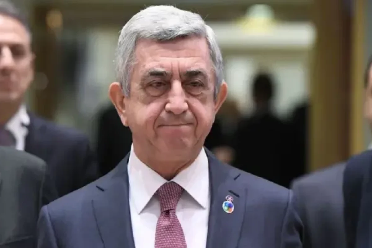 Former Armenian President Serzh Sargsyan