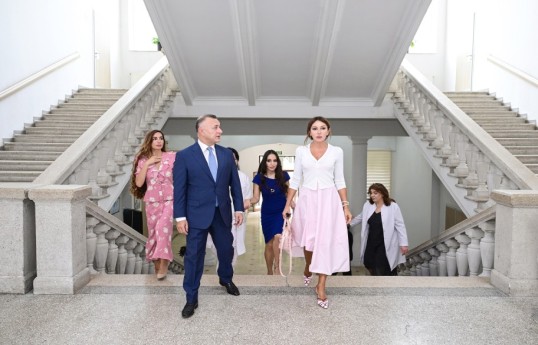 Birinci vitse-prezident Mehriban Əliyeva Elmi-Tədqiqat Pediatriya İnstitutunu ziyarət edib