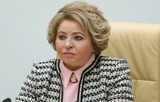 Rusiya Federasiyası Federal Məclisi Federasiya Şurasının sədri Valentina Matviyenko