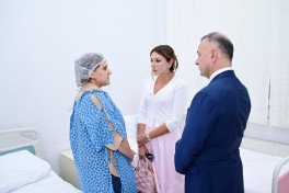 Birinci vitse-prezident Mehriban Əliyeva Elmi-Tədqiqat Pediatriya İnstitutunu ziyarət edib