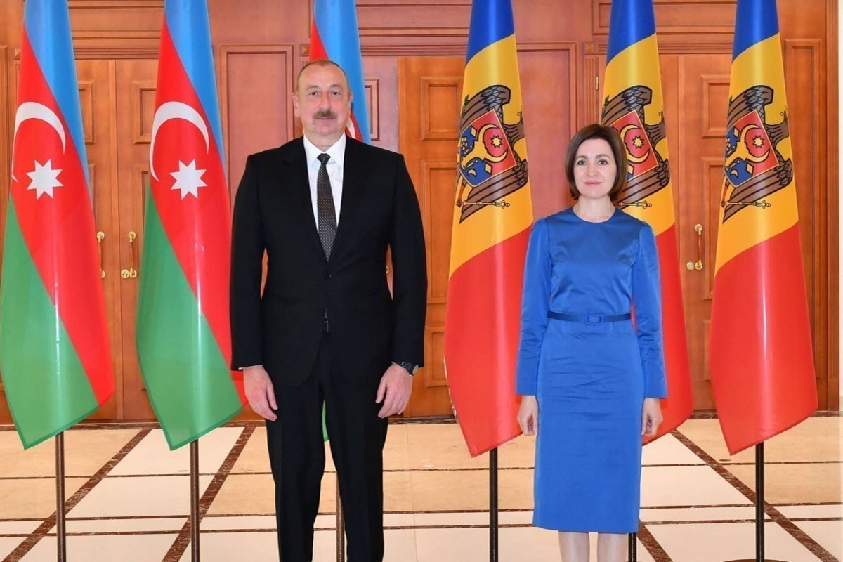 President Ilham Aliyev, President of the Republic of Moldova Maia Sandu