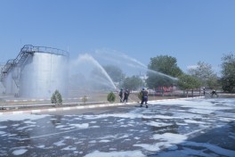 FHN SOCAR Petroleum QSC-nin 23 saylı Naxçıvan Neft Baza Sahəsində mülki müdafiə məşqi kеçirib
