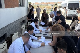 Cəbrayılın Şükürbəyli və Horovlu kəndlərinə növbəti köç olub, mənzillərin açarları təqdim edilib - FOTO 