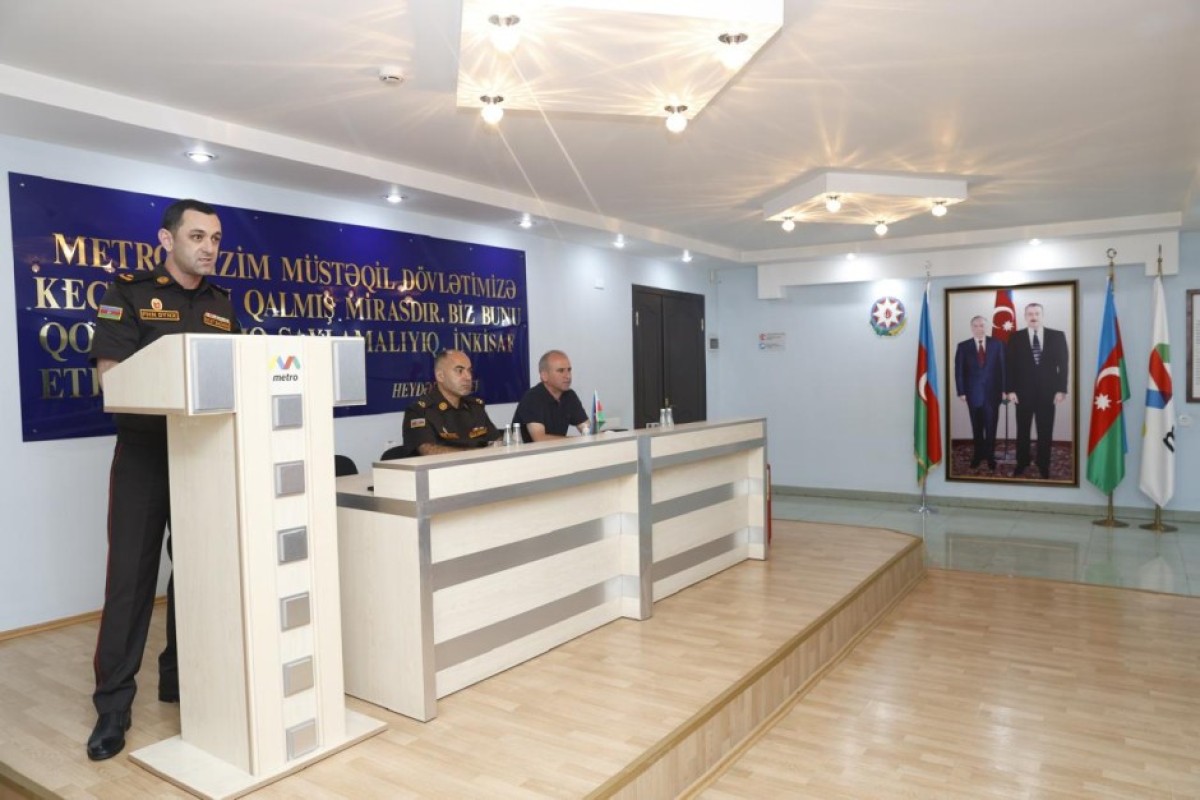 FHN Bakı Metropolitenində yanğın təhlükəsizliyinə dair tədbirlər keçirib