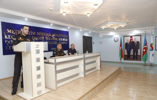 FHN Bakı Metropolitenində yanğın təhlükəsizliyinə dair tədbirlər keçirib