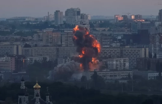 Kiyevə dron hücumu olub, bir azyaşlı ölüb