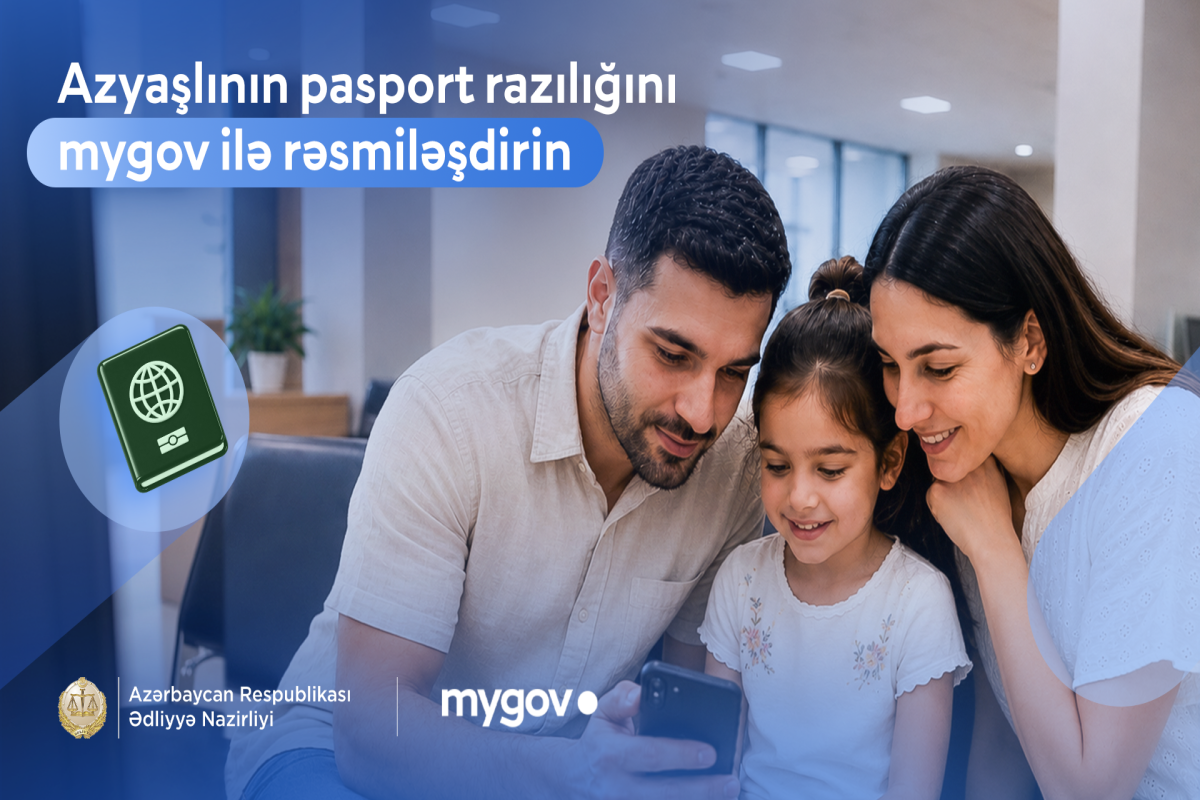Azyaşlıya pasport verilməsi ilə bağlı