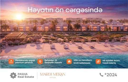 "Mardi Mekan Estate": dəniz kənarında yaşamağın tam vaxtıdır - FOTO 