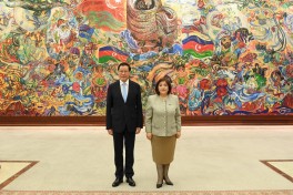 Sahibə Qafarova Çin Xalq Respublikasının Baş prokuroru ilə görüşüb - FOTO 