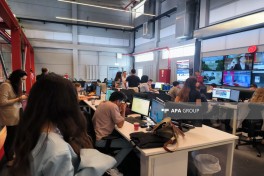 Azərbaycanlı jurnalistlər İsrailin “Channel 12” telekanalının fəaliyyəti ilə tanış olublar