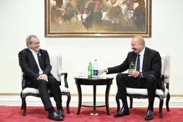 Bişkekdə Azərbaycan və İran prezidentlərinin görüşü olub - FOTO  - VİDEO  - YENİLƏNİB-1 