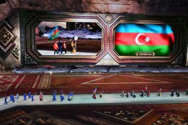 Prezidenti İlham Əliyev və birinci xanım Mehriban Əliyeva Bişkekdə keçirilən 6-cı Dünya Köçəri Oyunlarının açılış mərasimində iştirak ediblər - CANLI  - YENİLƏNİB 