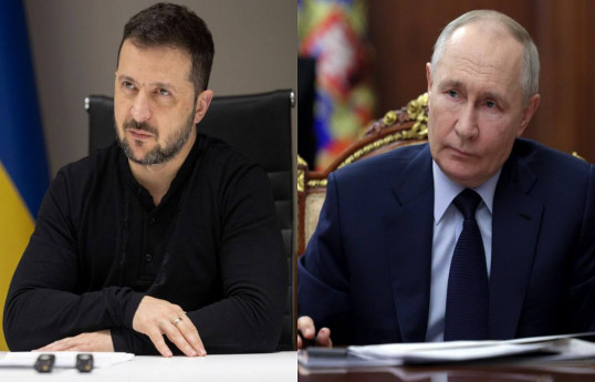 Ukrayna Prezidenti Volodimir Zelenski, Rusiya Prezidenti Vladimir Putin