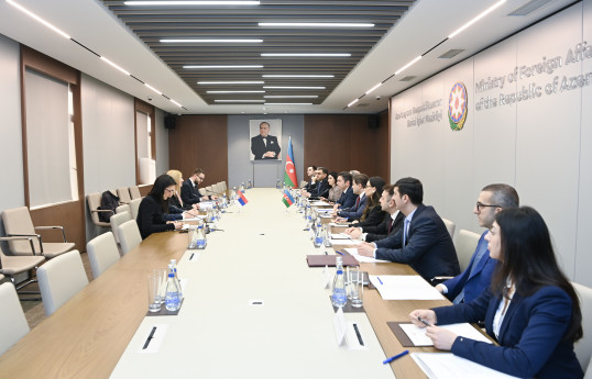 Azərbaycan və Serbiya arasında siyasi məsləhətləşmələr baş tutub