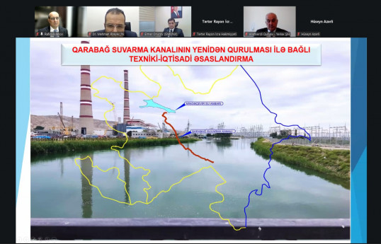 Qarabağ suvarma kanalı yenidən qurulur