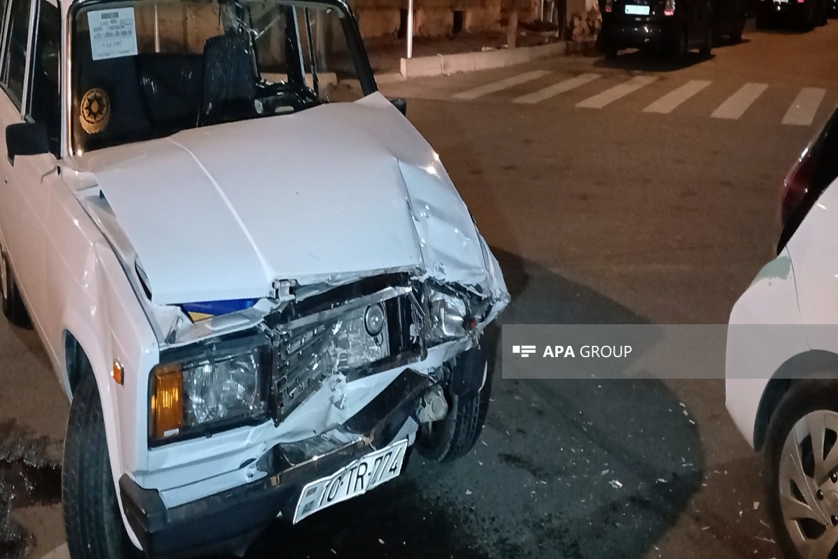 Gəncədə yol-nəqliyyat hadisəsi baş verib, xəsarət alanlar var - FOTO 