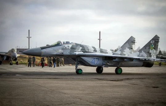 Zelenski: Ukrayna MiQ-29 təyyarələri əvəzinə Polşaya dronlar tədarük etməyə hazırdır