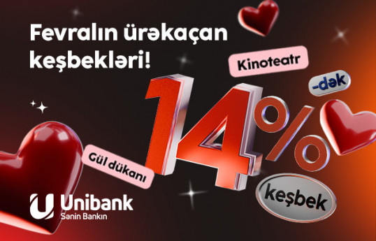 Unibank müştəriləri 4 mln. manatdan çox keşbek qazanıblar