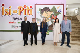 Gəncə Dövlət Milli Dram Teatrında “İsi və Piti” animasiya serialının premyerası olub