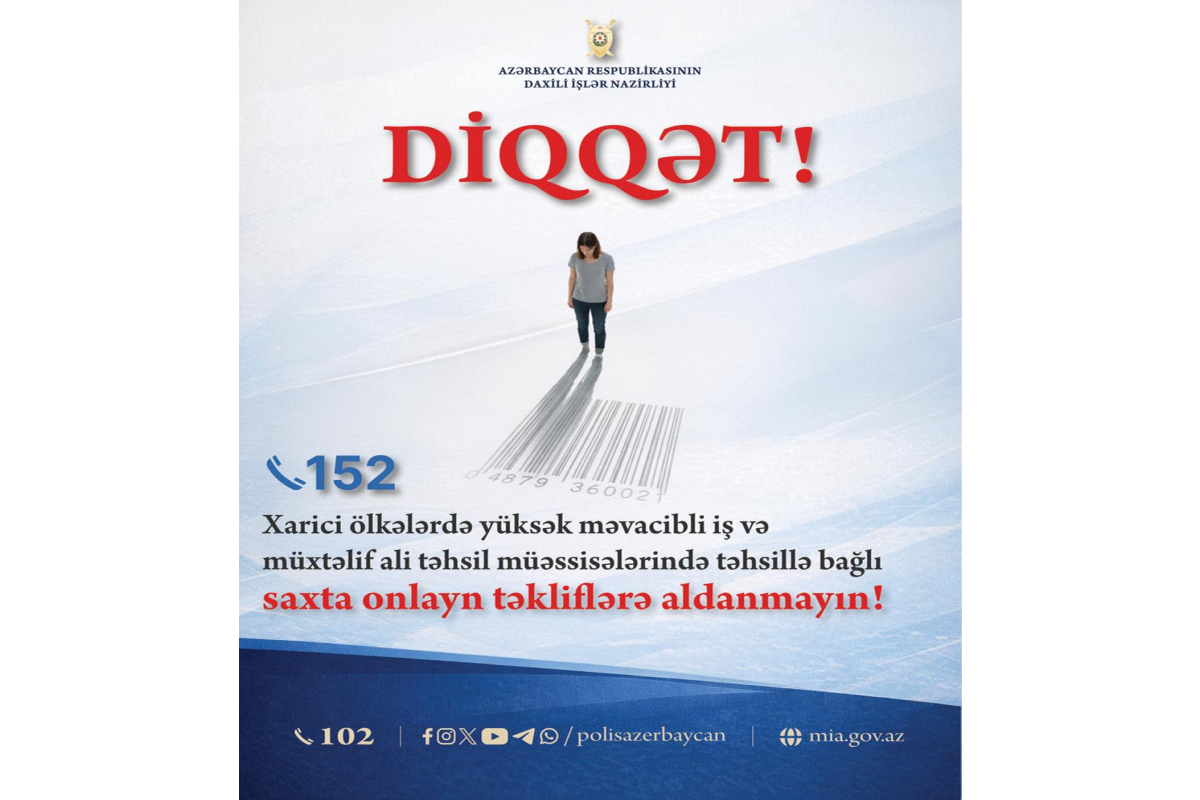 DİN insan alveri ilə bağlı müraciət edib - VİDEO 