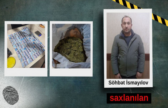 İsmayıllıda narkotik satışı ilə məşğul olan şəxs tutulub - VİDEO 