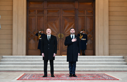 Prezident İlham Əliyev, ABŞ Vitse-prezidenti Ceyms Devid Vens