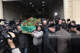 Fəzail Ağamalı dəfn edilib - FOTO  - VİDEO  - YENİLƏNİB 