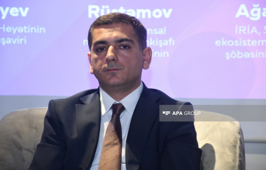 İRİA-nın rəqəmsal məhsulların inkişafı departamentinin müdiri Emil Rüstəmov