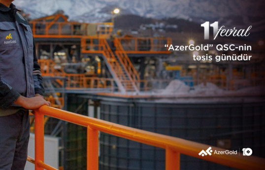“AzerGold” ölkə iqtisadiyyatına 2 mlrd. manata yaxın vəsait cəlb edib