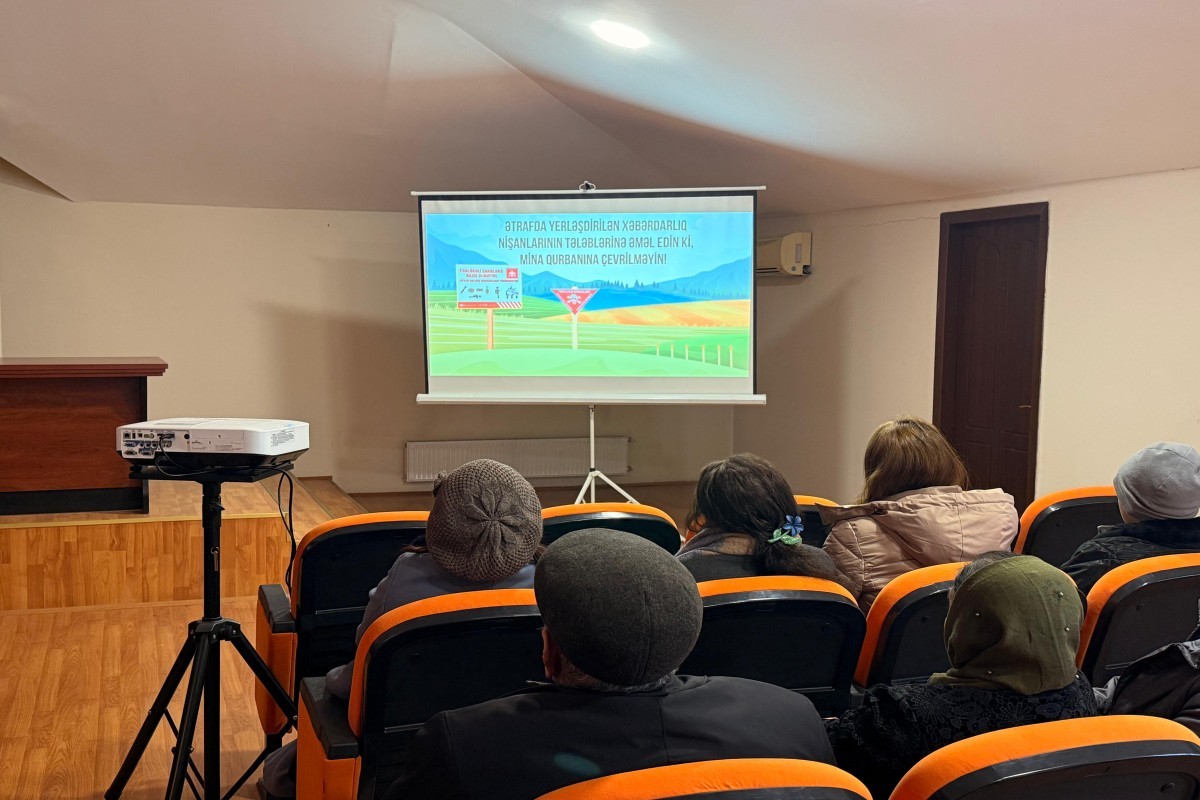 Kəlbəcərdə mina təhlükəsi ilə bağlı maarifləndirici tədbir keçirilib