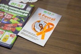 “Araz” supermarketlər şəbəkəsi “Xərçənglə Mübarizə Həftəsi” keçirib - FOTO 