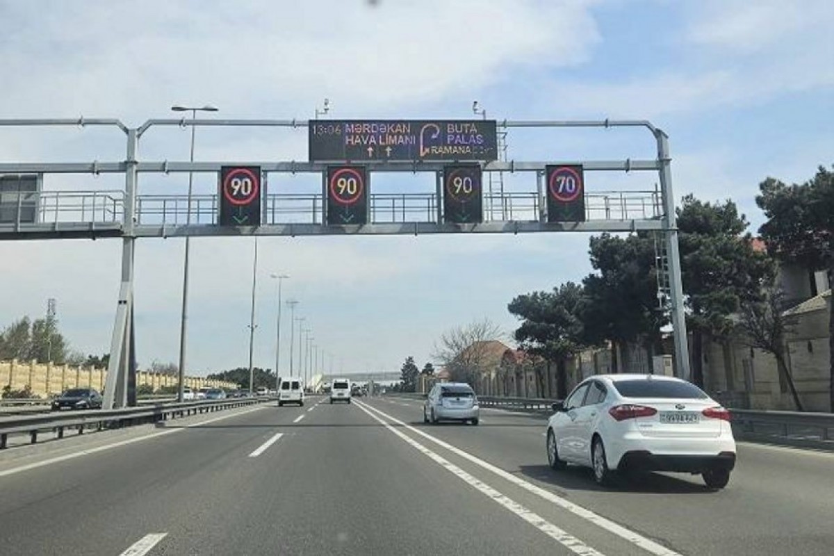 Aeroport şosesində sürət həddi 20 km/saat endirilib