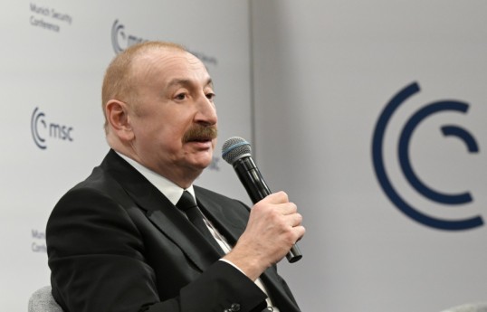 Prezident: Sülh əldə edildikdən sonra Azərbaycan vasitəsilə Ermənistana, daha sonra Avropa istiqamətinə gedən dəhlizin çox böyük potensialı var