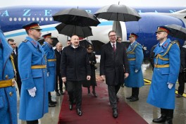 Prezident İlham Əliyev Serbiyaya rəsmi səfər edib
