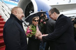 Prezident İlham Əliyev Serbiyaya rəsmi səfər edib