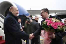 Prezident İlham Əliyev Serbiyaya rəsmi səfər edib