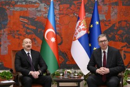 Belqradda Prezident İlham Əliyevin Aleksandar Vuçiç ilə təkbətək görüşü keçirilib - YENİLƏNİB 