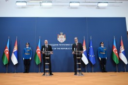 Azərbaycan və Serbiya prezidentləri mətbuata bəyanatlarla çıxış ediblər - YENİLƏNİB 2 