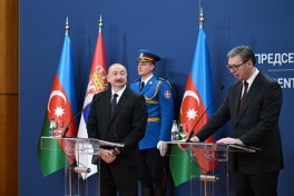 Azərbaycan və Serbiya prezidentləri mətbuata bəyanatlarla çıxış ediblər - YENİLƏNİB 2 
