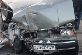 Göygöldə yük və minik maşınları toqquşub, xəsarət alan var - YENİLƏNİB  - FOTO 