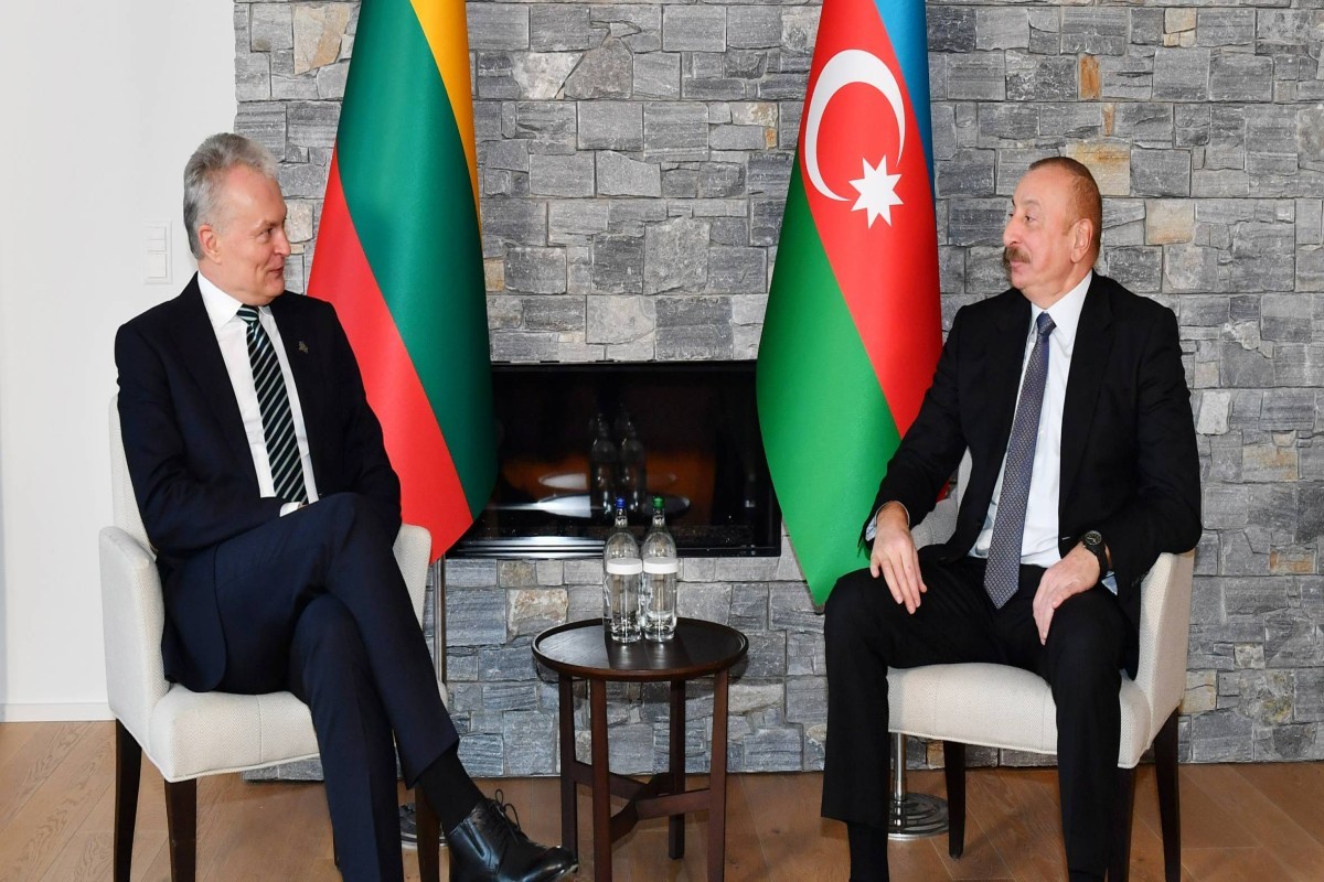 Litva Prezidenti Gitanas Nauseda, Prezident İlham Əliyev