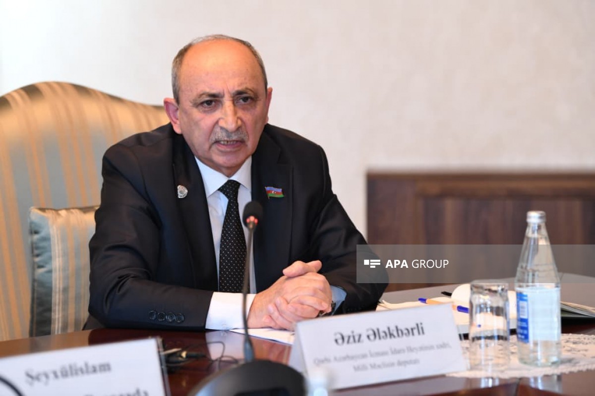 Qərbi Azərbaycan İcmasının sədri Əziz Ələkbərli