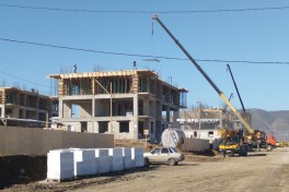 Ağdamda 5-ci yaşayış kompleksi üzrə tikinti işlərinə başlanılıb - FOTO 