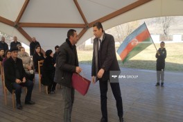 Növbəti köç karvanı Xocalıya çatıb, açarlar təqdim edilib - YENİLƏNİB  - FOTO  - VİDEO 