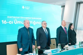 Mehriban Əliyeva yenidən Azərbaycan Gimnastika Federasiyasının prezidenti seçilib - FOTO 