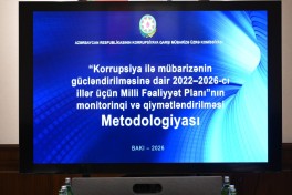 Azərbaycan Respublikasının Korrupsiyaya qarşı mübarizə üzrə Komissiyasının iclası keçirilib