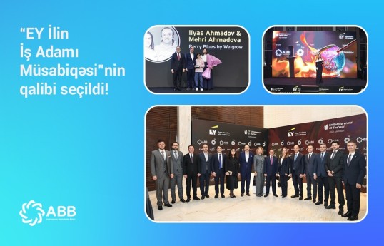 ABB-nin dəstəyi ilə keçirilmiş “EY İlin İş Adamı Müsabiqəsi”nin qalibi seçilib!